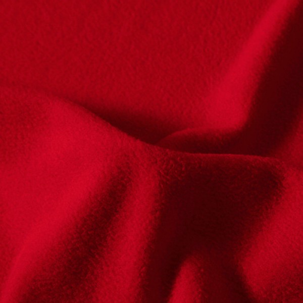 Флис двухсторонний, плотность 300 гр, цвет красный арт. FLRED